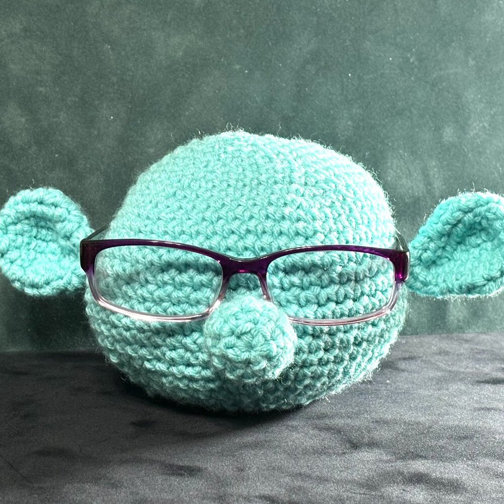 Eyeglasses Holder Handmade Crochet Plush